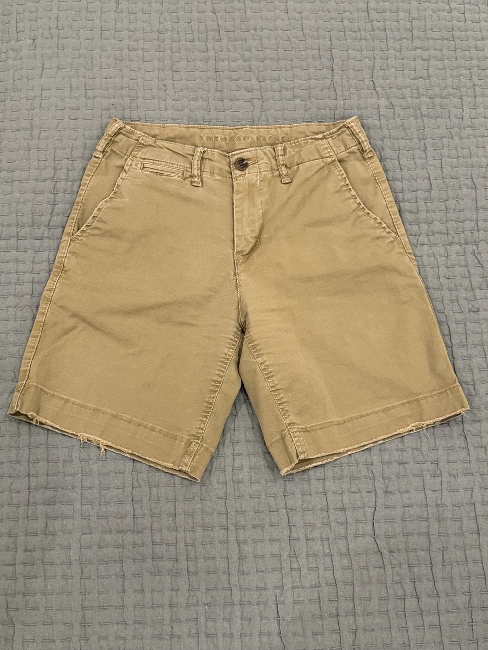 American Eagle Men’s Flex Lived-In Tan Chino Shorts